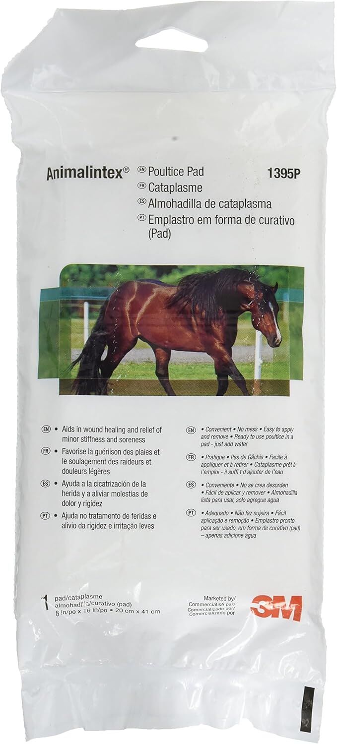 3M Animalintex Poultice Pad, 8-In x 16-In