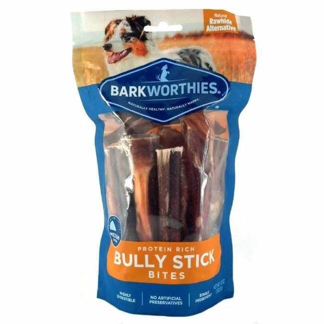 Barkworthies Beef Bully Bites Dog Chews - 10 oz
