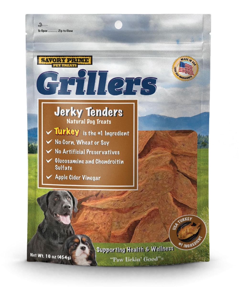Savory Prime Grillers Turkey Tenders Dog Treats, 16-Oz