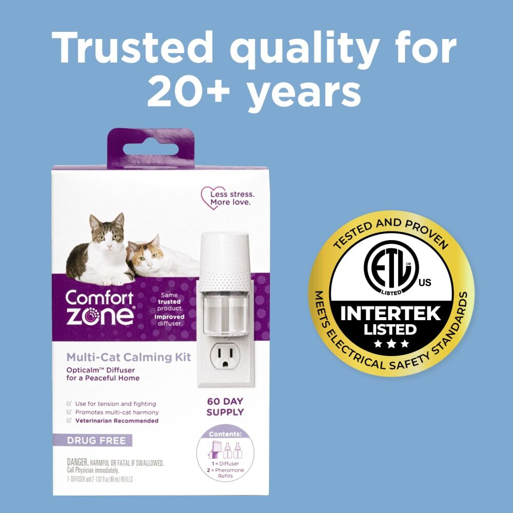 Comfort Zone Multi-Cat Calming Diffuser, 1-Pk