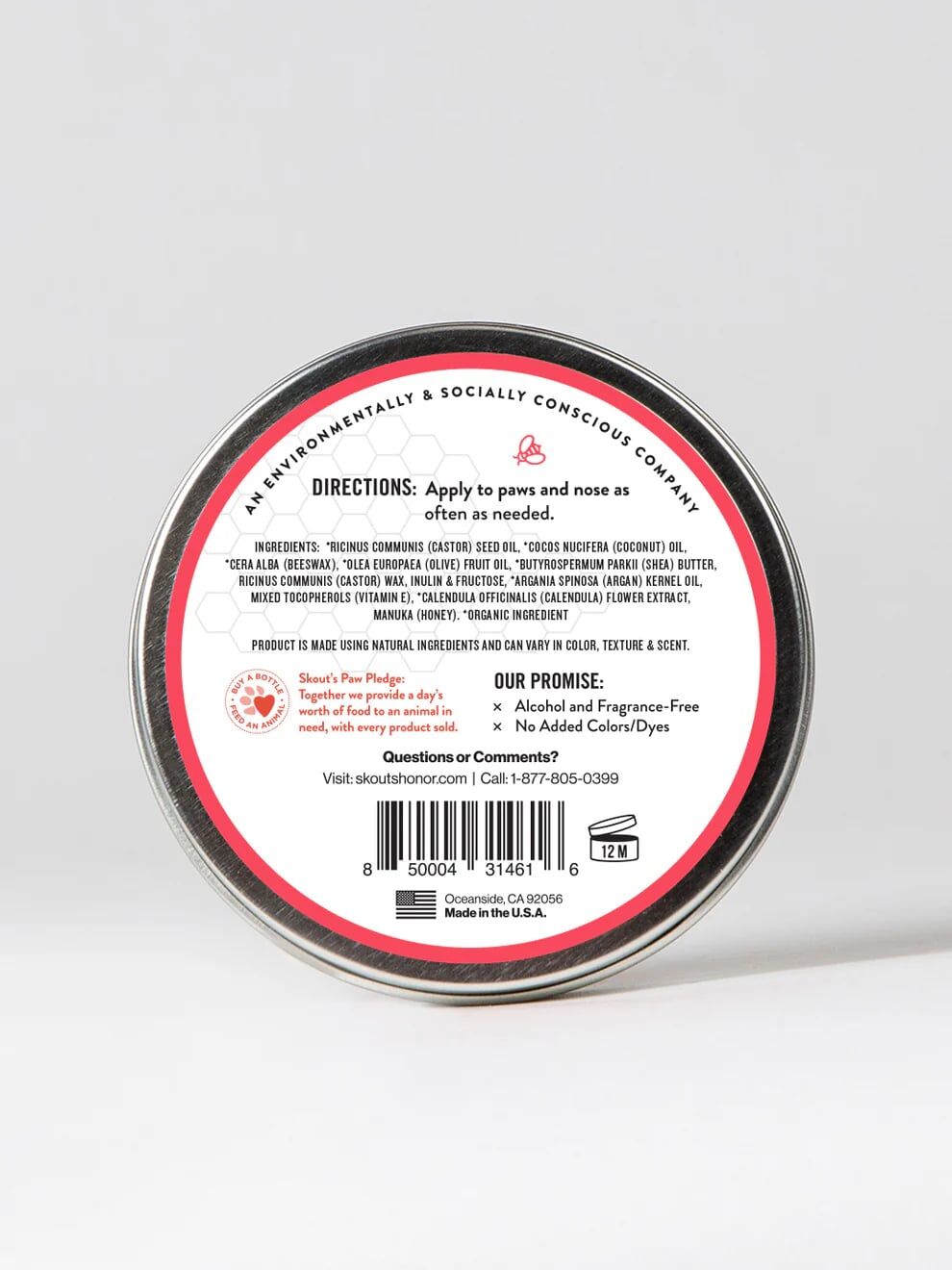 Skout's Honor Prebiotic Pet Balm, 2-Oz