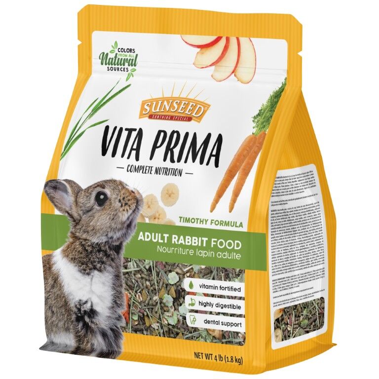 Sunseed Vita Prima Daily Adult Rabbit Food, 4-Lb