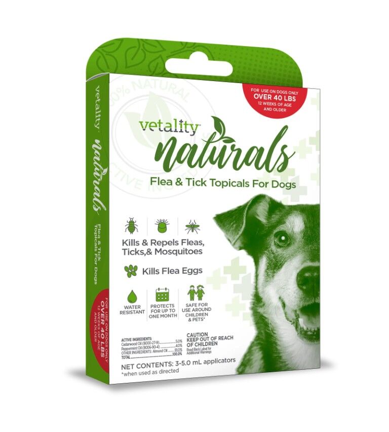 Vetality Naturals Flea & Tick Topicals For Dogs