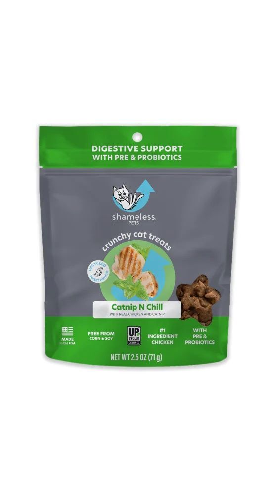 Shameless Pets Catnip N Chill Cat Treats, 2.5-Oz