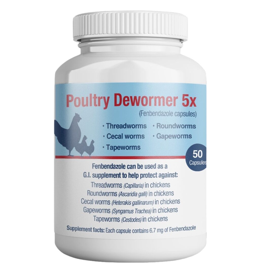 Our Pet Pharmacy Poultry Dewormer 5X G.I. Supplement, 50-Ct