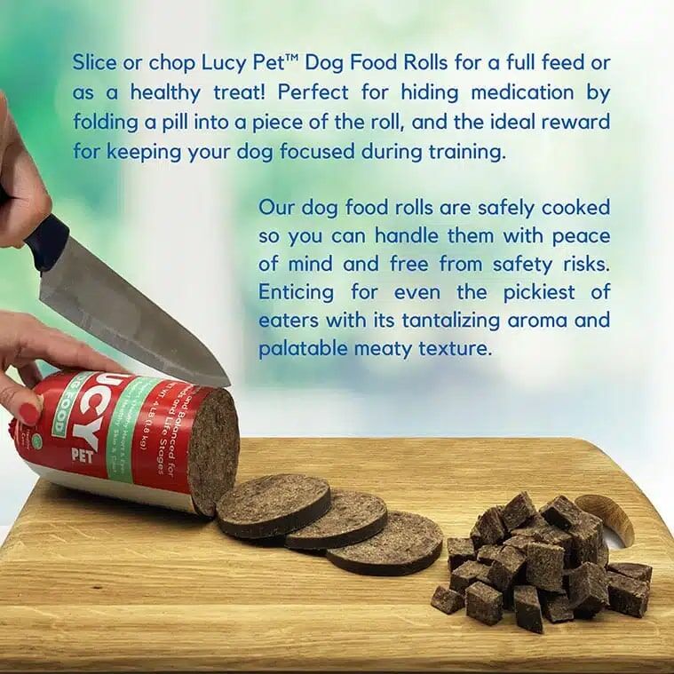 Lucy Pet Original Recipe Beef Formula Dog Food Roll, 2.5-Lb