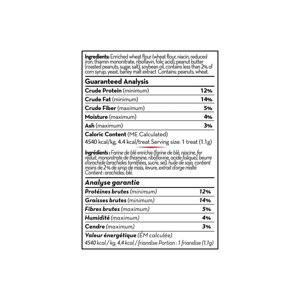 KONG Kitchen Creamy Peanut Butter & Pretzel Dog Treats, 18-Oz