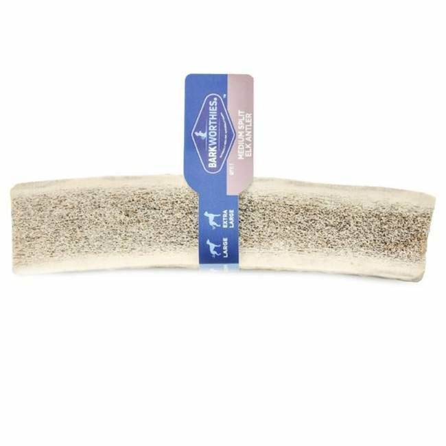 Barkworthies Split Elk Antler Dog Chew- Medium