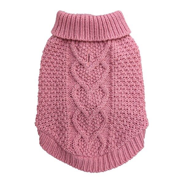 Ethical Pet Fashion Xsmall Pet Chunky Heart Sweater