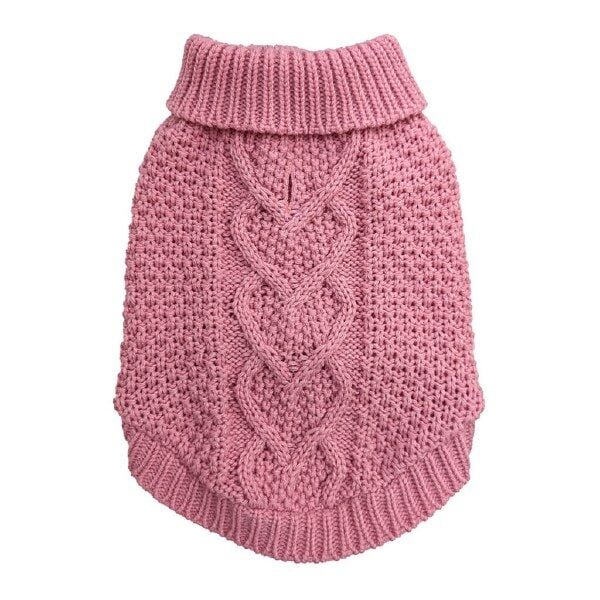 Ethical Pet Fashion Large Pet Chunky Heart Sweater