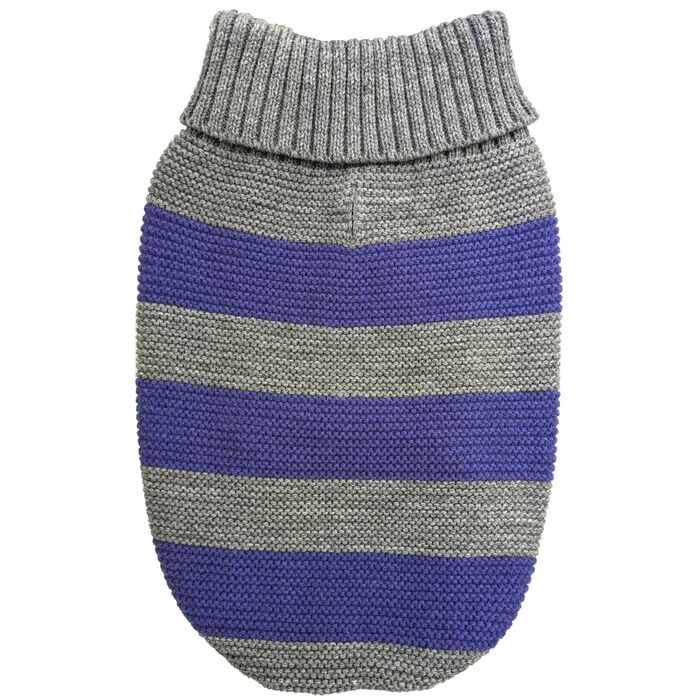 Ethical Pet Fashion Pet Extra Large Gray Stripe Sweater