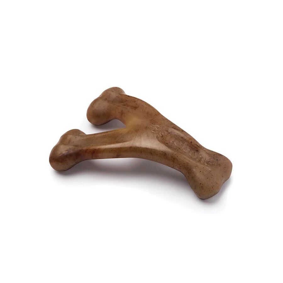 Benebone Bacon Flavored Wishbone Chew Toy