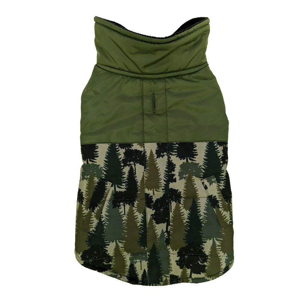 Ethical Pet Fashion Pet Large Forest Green Woodland Walkies Coat
