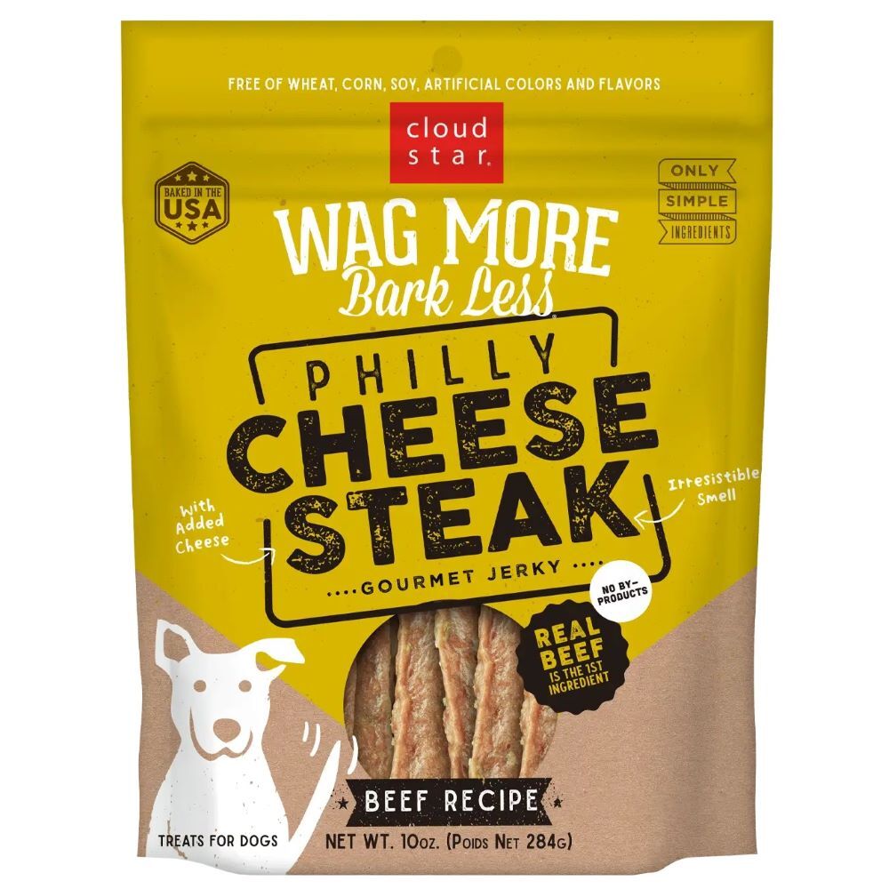 Cloud Star Wag More Bark Less Philly Cheesesteak Beef, 10-Oz