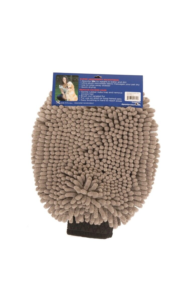 DGS Dirty Dog Doormat Grey Grooming Mitt