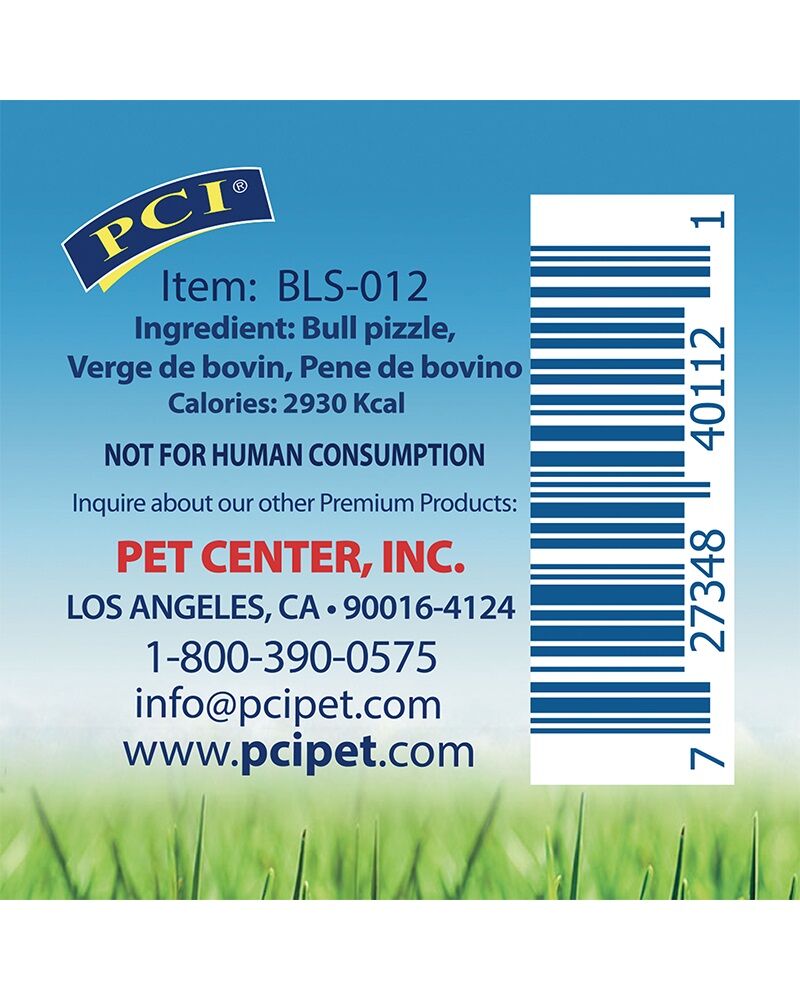 PCI Pet Bully Stick Dog Treat, 12-In