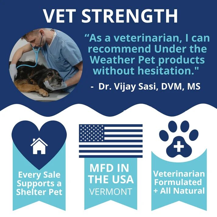 Under The Weather Anti-Diarrhea Liquid For Dogs, 4-Oz