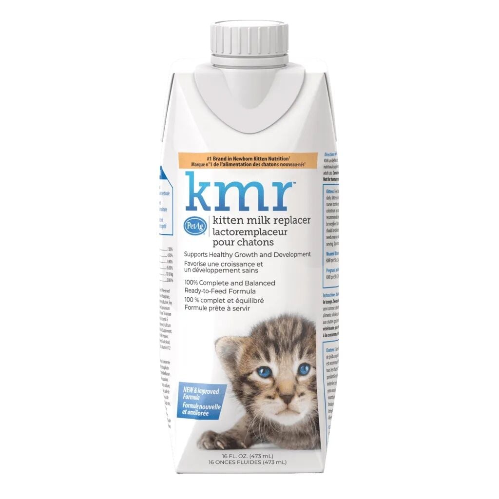 PetAg KMR Kitten Milk Replacer Liquid, 16 oz.