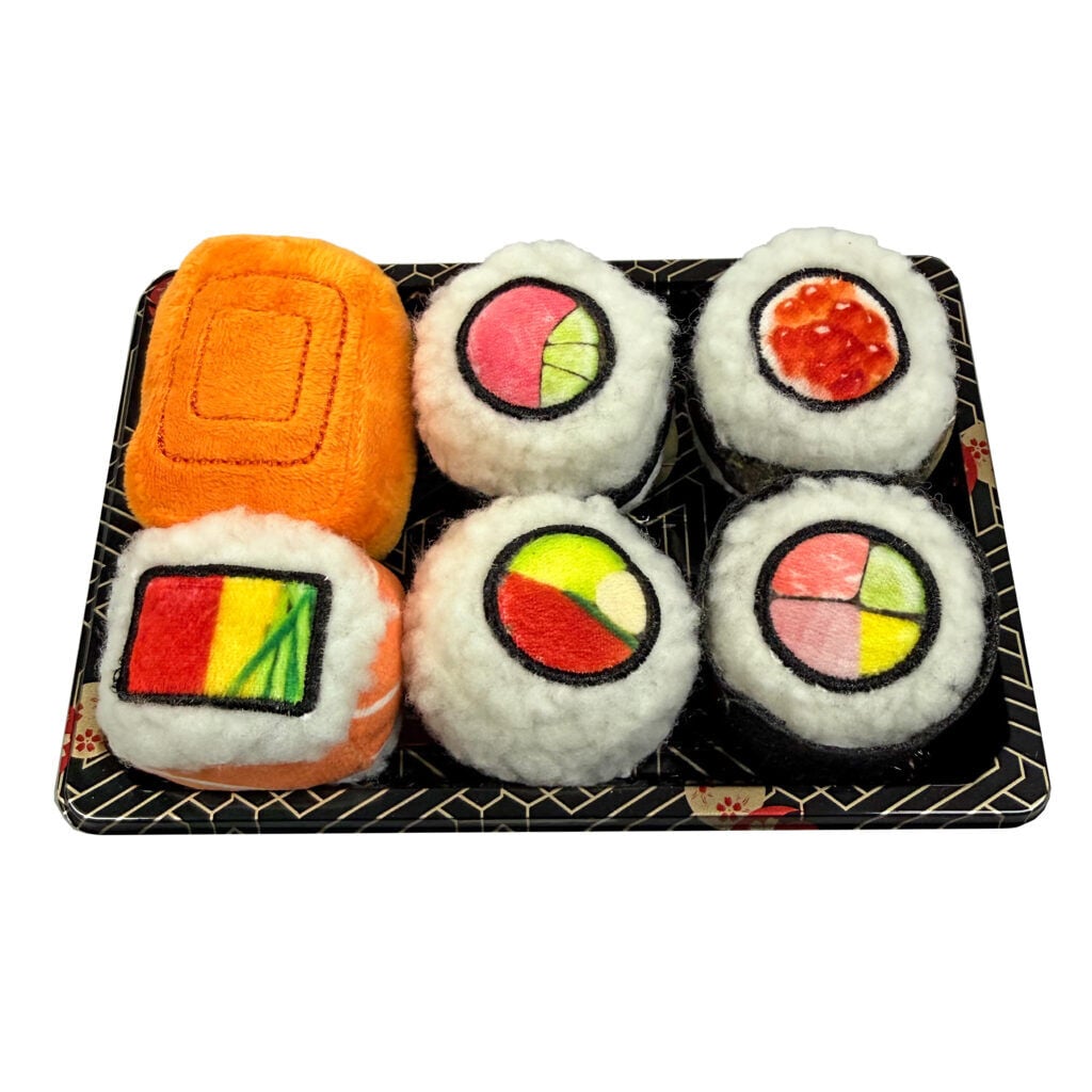 Spot Sushi Roll Set with Catnip, 6 piece