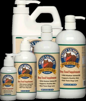 Grizzly Pet Products Salmon Oil Liquid Supplement - 16 oz