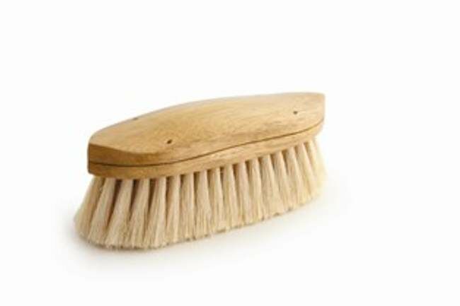Desert Equestrian Legends White Tampico Curved Back Body Brush