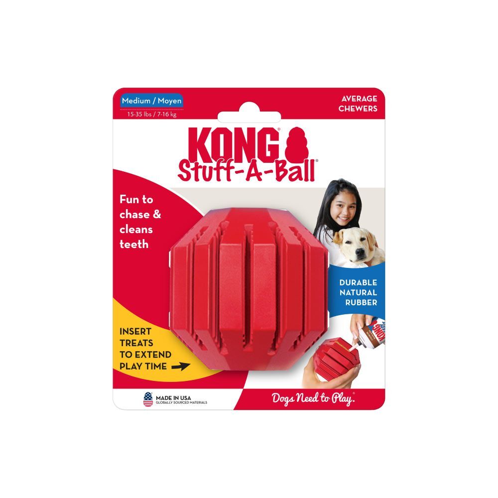 KONG Medium Stuff-A-Ball Dog Toy