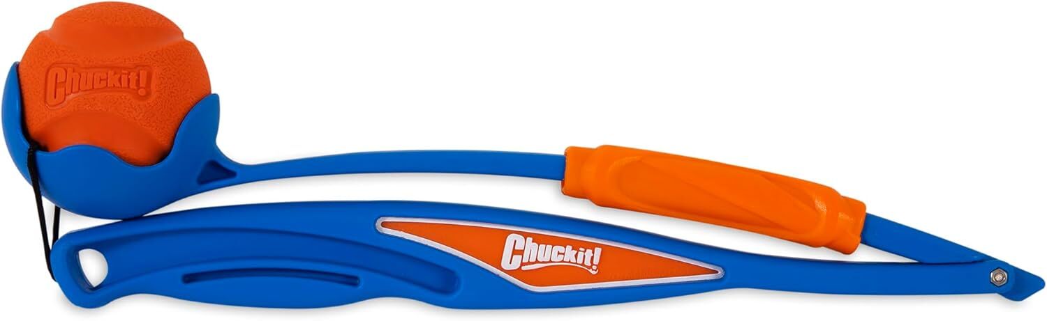 Chuckit! Fetch & Fold Mini 18M Dog Ball Launcher with Ball, 18-In