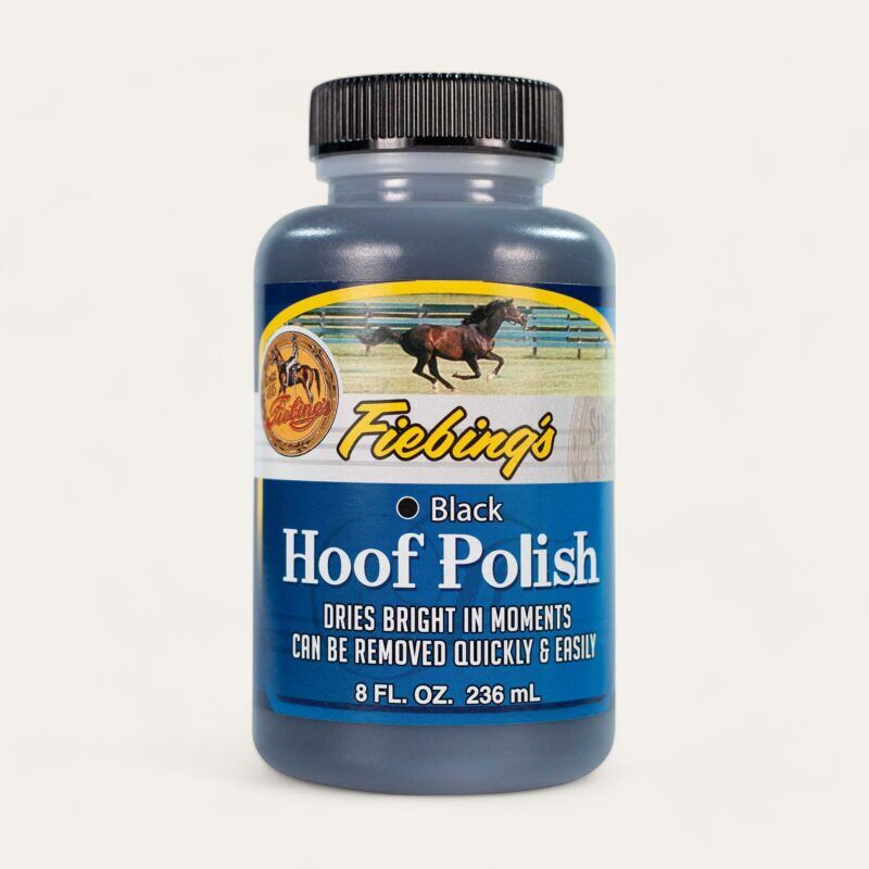 Fiebing's Black Hoof Polish, 8-Oz