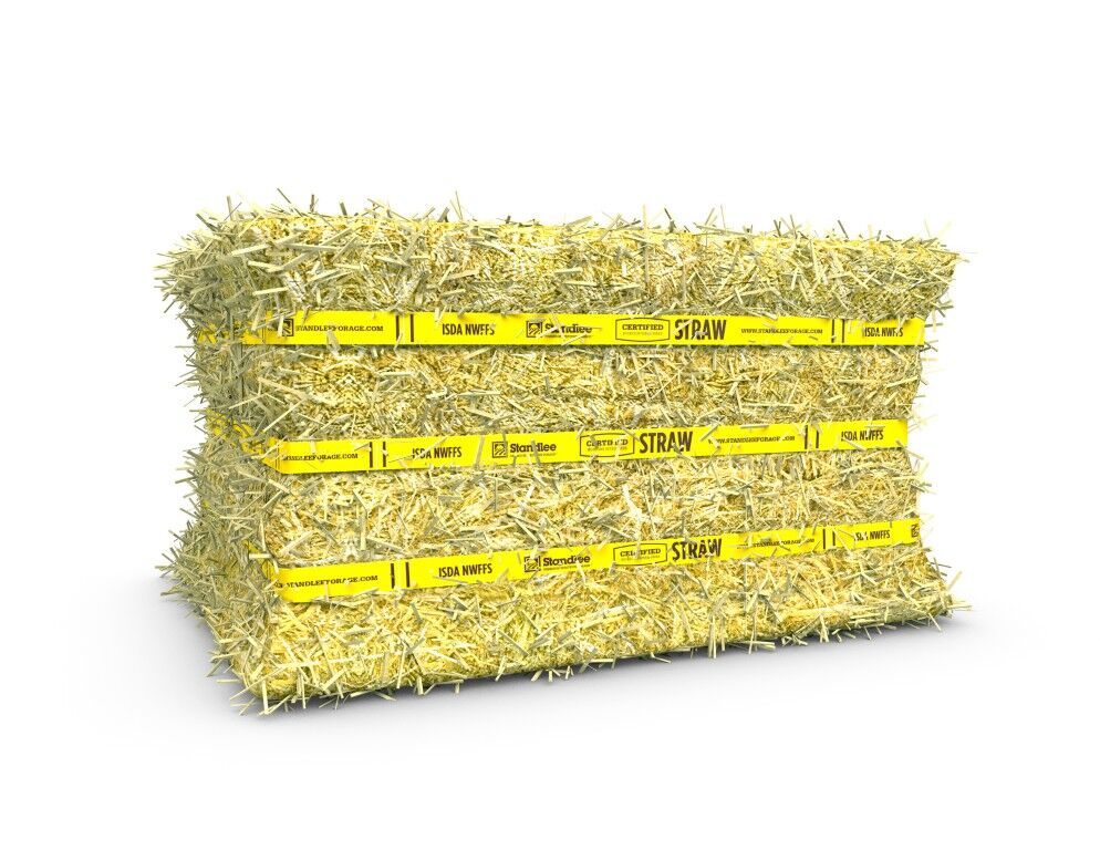 Standlee Premium Products Certified Straw Compressed Bale Animal Bedding, 3.6-Cu Ft