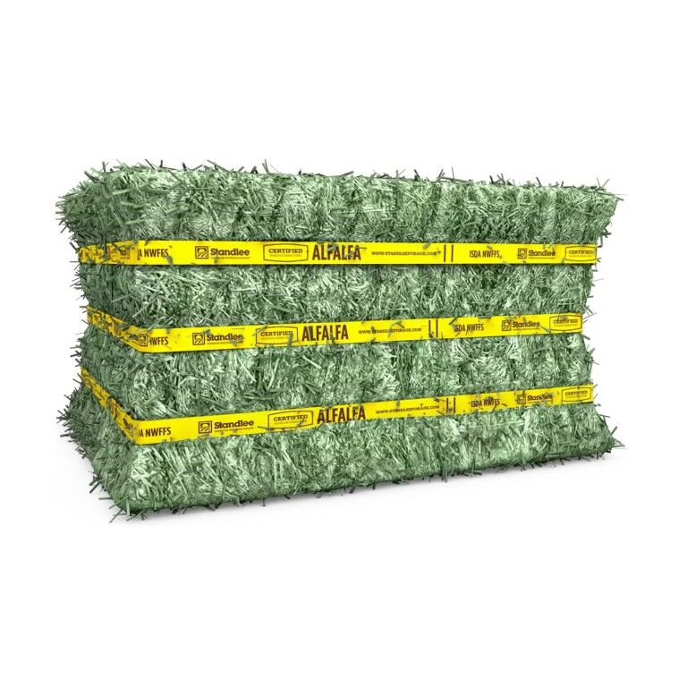 Standlee Premium Western Forage Certified Alfalfa Compressed Hay Bale, 50-Lb