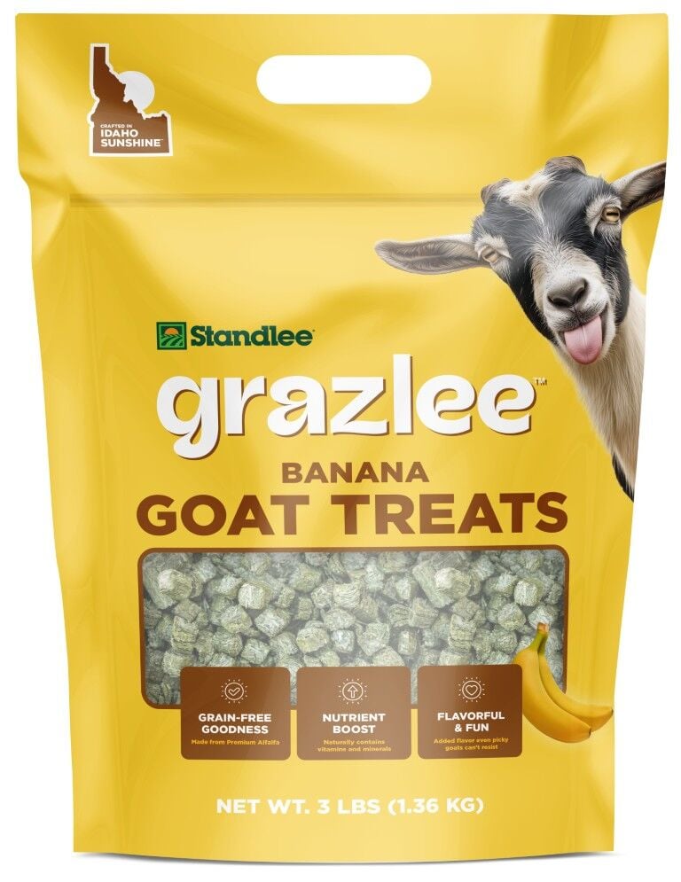 Standlee Banana Forage-Based Goat Treats, 3-Lb