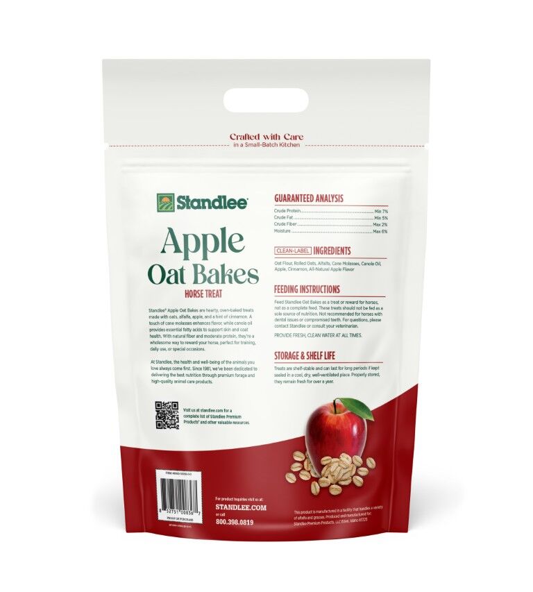 Standlee Apple Oat Bakes Horse Treats, 5-Lb