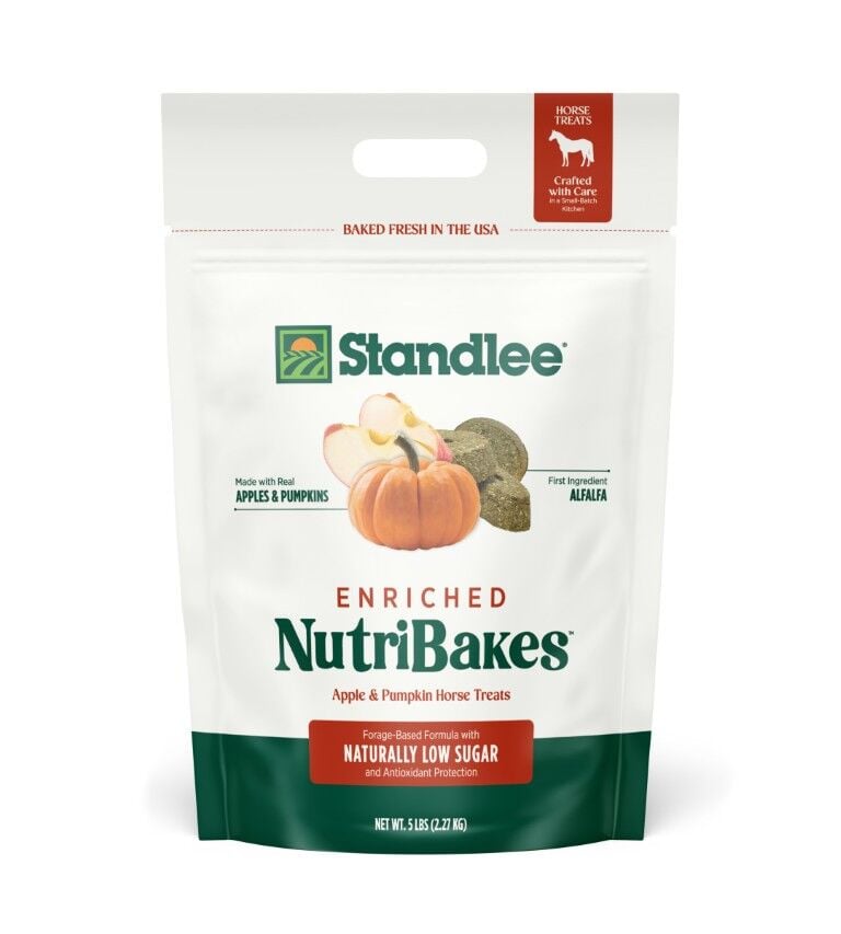 Standlee NutriBakes Alfalfa/Apple/Pumpkin Premium Forage Treats, 5-Lb