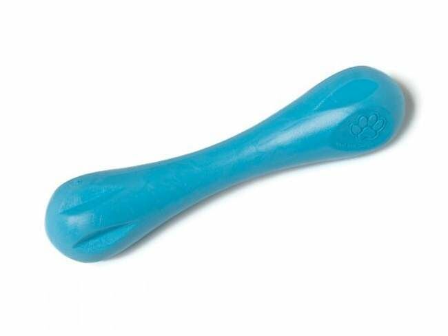 West Paw Hurley Dog Bone - AqBlue, L