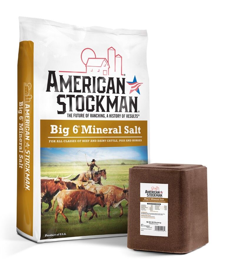 American Stockman Big 6 Mineral Salt Bag, 50-Lb