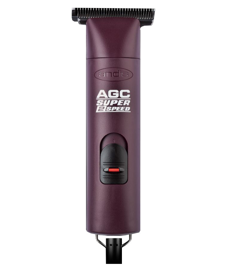 Andis 2 Speed T84 Detachable Blade Clipper - Matte Maroon