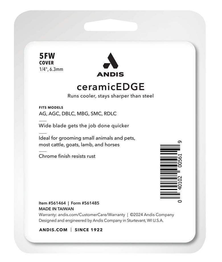 Andis CeramicEdge #5FW Cover Wide Blade