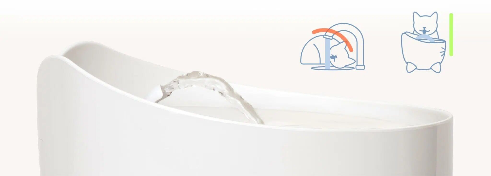 Catit PIXI Pink Ergonomic Cat Drinking Fountain