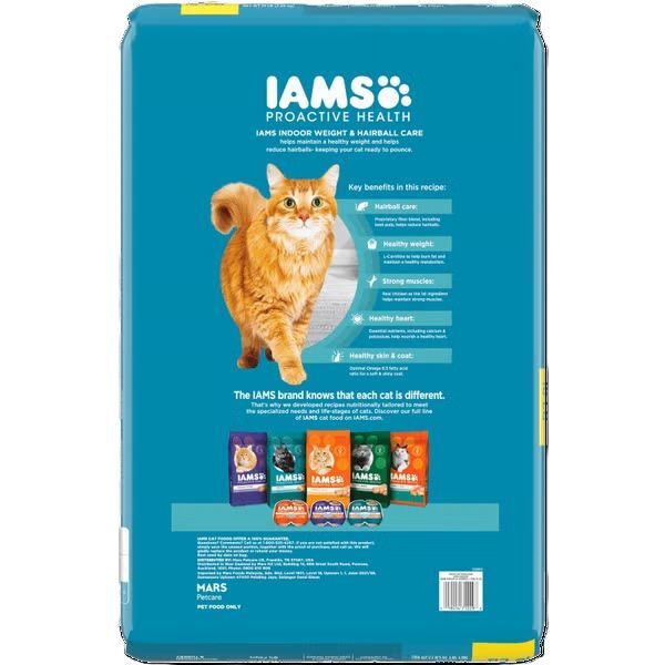 Imas Proactive Health Adult Indoor Weight & Hairball Car with Chicken & Turkey, 16-Lb