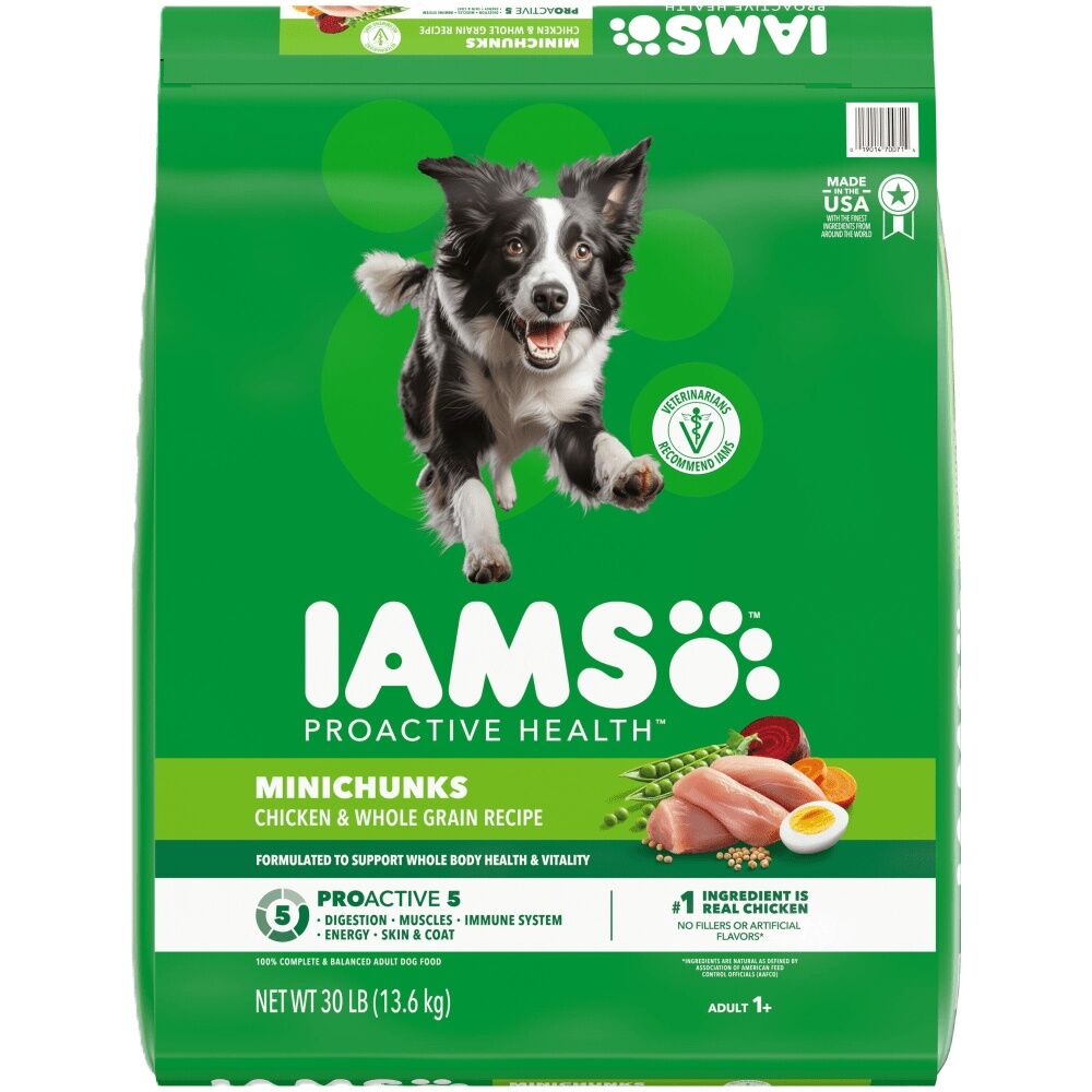 ドッグフード askim IAMS Proactive Health MiniChunks Chicken & Whole Grain Recipe Dog