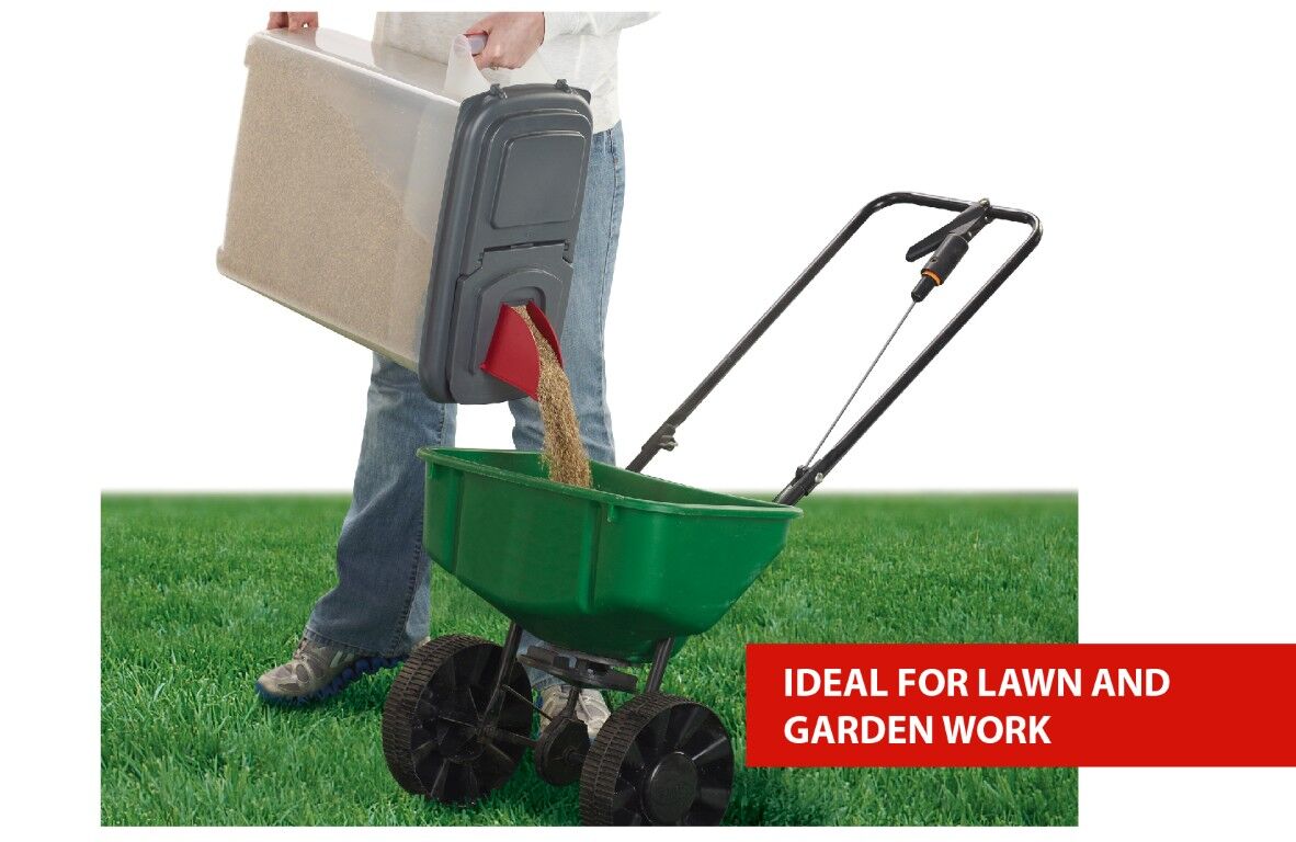 Buddeez Storage Dispenser For Wood Pellets and More, 20-Lb, 4-Gal