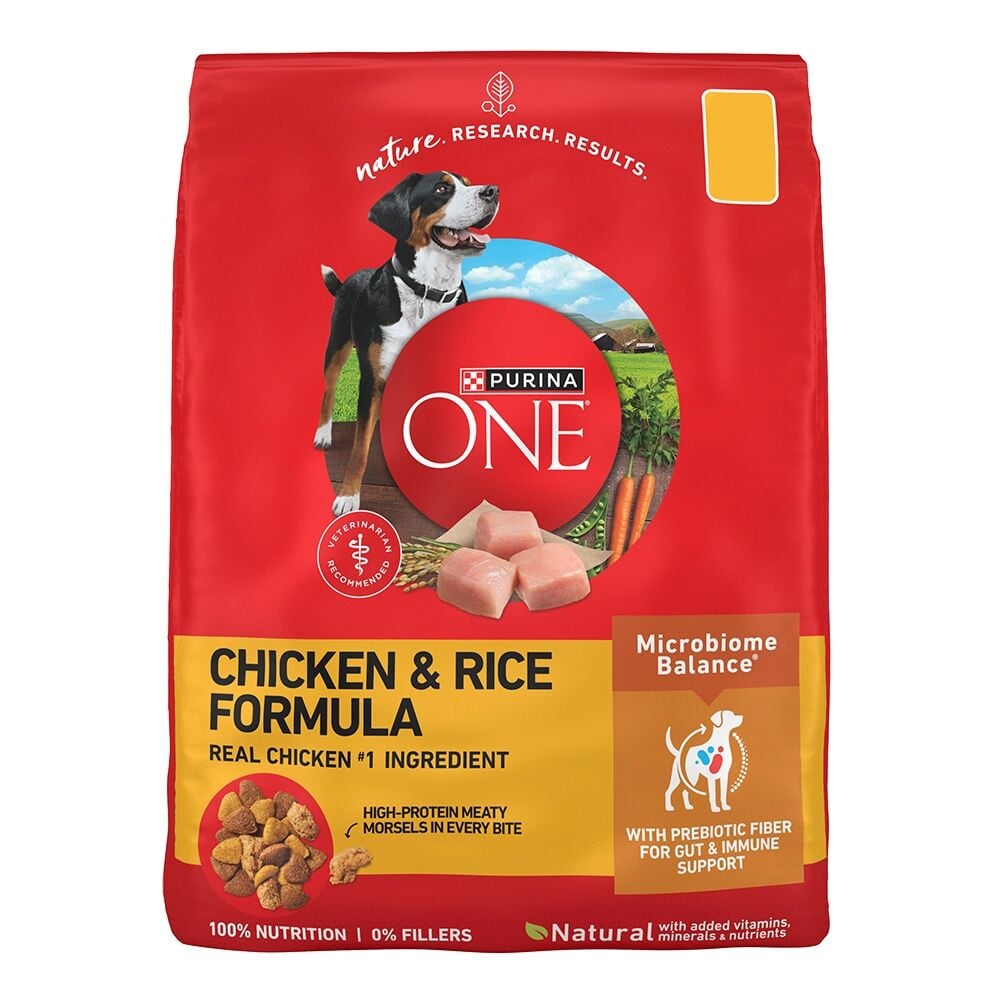 Purina ONE Chicken & Rice Formula Dog Food, 31 lb.