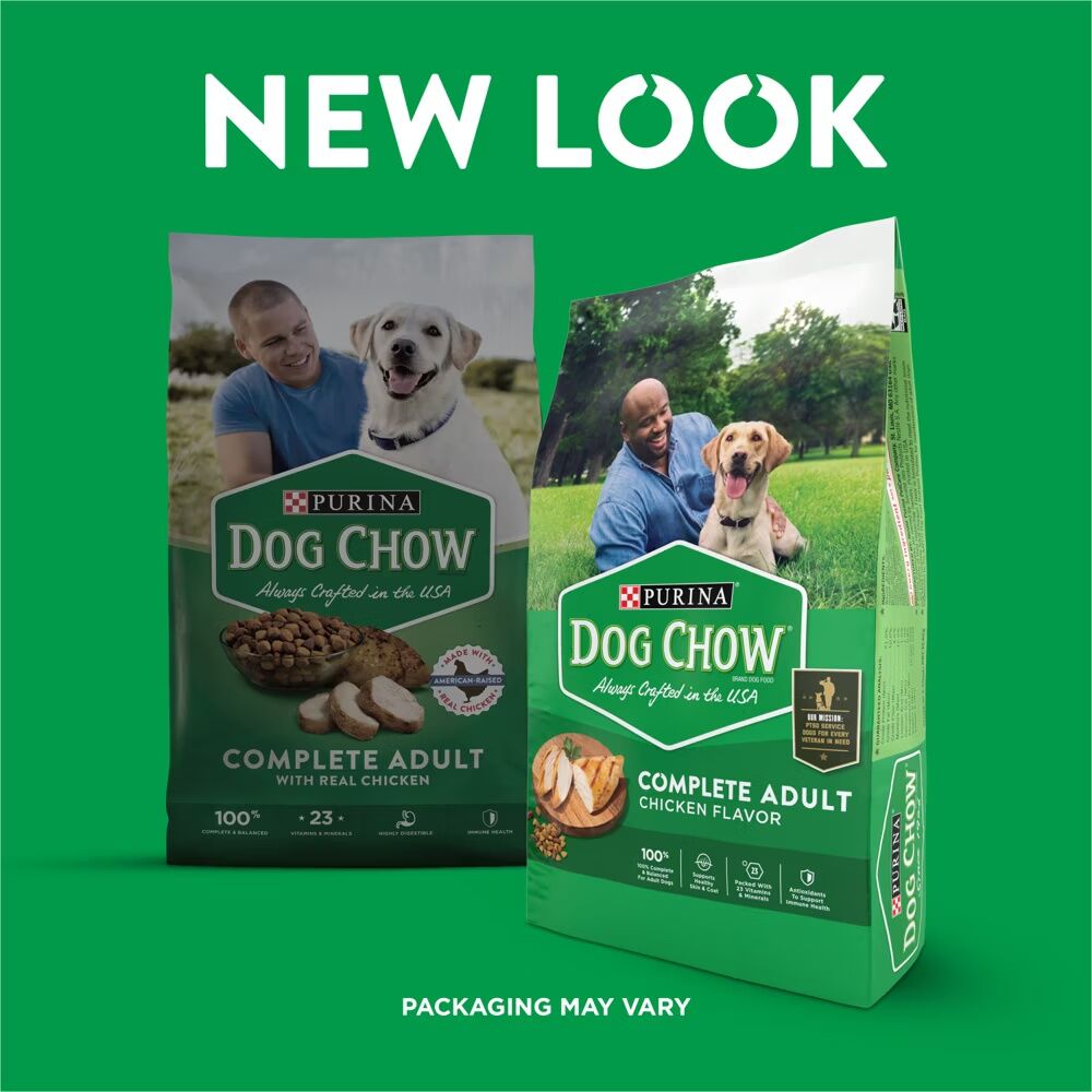 Purina Dog Chow Complete Adult Chicken Flavor Dry Dog Food, 44-Lb