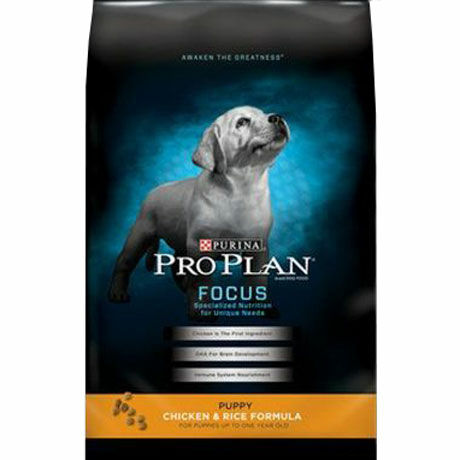 Purina Pro Plan Puppy Chicken & Rice Formula Dry Dog Food, 34-Lb