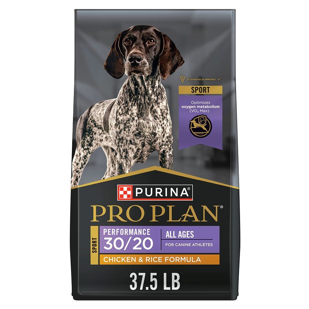Purina Pro Plan All Ages Sport Performance 30/20 Chicken & Rice Formula Dog Food, 37.5-Lb