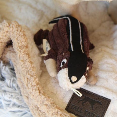 Tall Tails Chipmunk with Squeaker Dog Toy