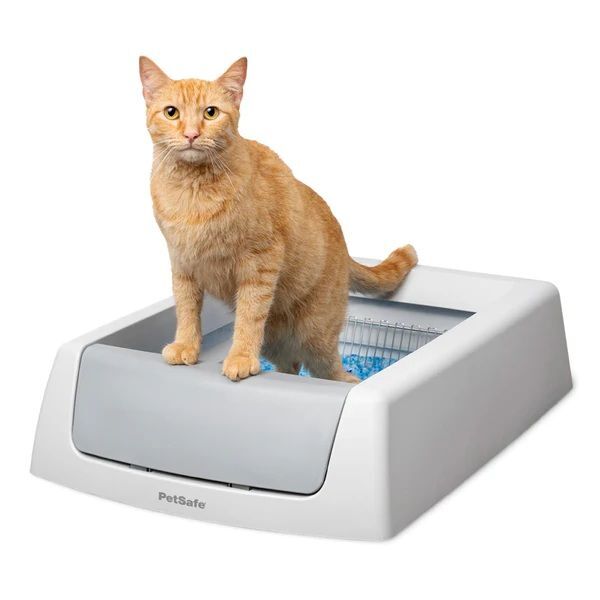 PetSafe Crystal Litter Box ScoopFree Crystal Classic Self-Cleaning