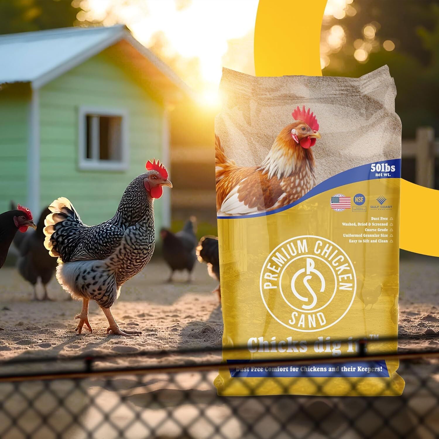 Premium Chicken Sand, 50-Lb