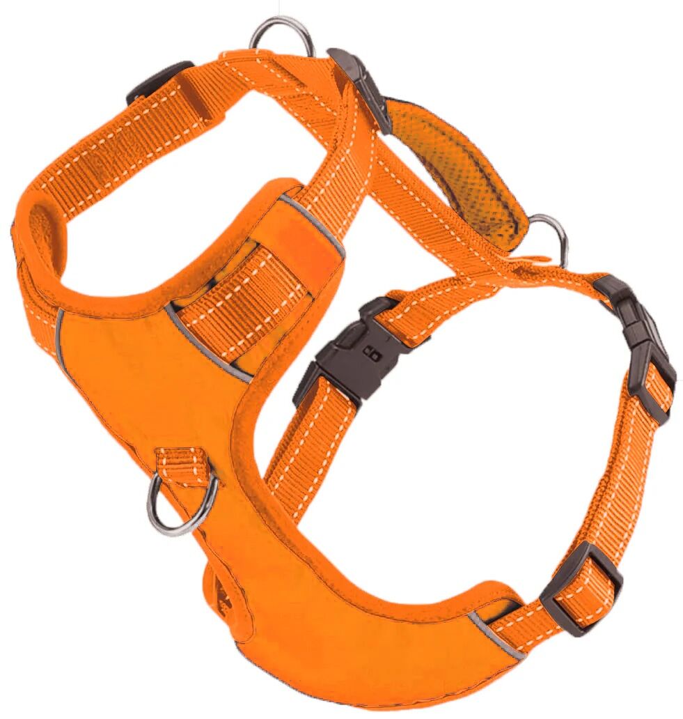 Baydog Chesapeake Bay Orange Dog Harness, Large