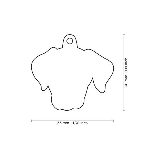 MyFamily Friends Black Labrador ID Tag